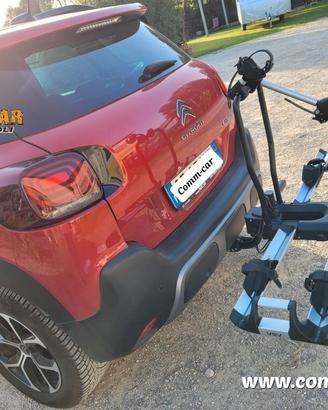 PORTABICI DA GANCIO TRAINO PIEGHEVOLE E-BIKE E2