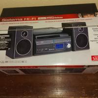 SISTEMA HIFI DOCTOR SOUND DELUXE CON LETTORE CASSE