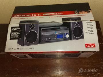 SISTEMA HIFI DOCTOR SOUND DELUXE CON LETTORE CASSE