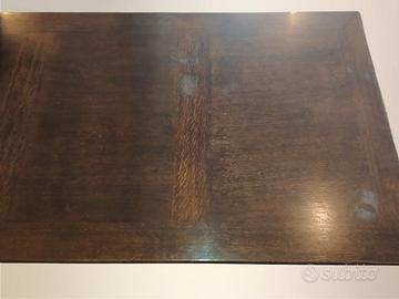 Tavolo fratino in legno massello + 6 sedie pelle