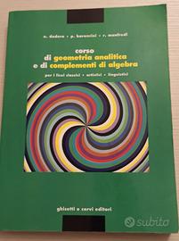 Geometria Analitica e di Complementi di Algebra