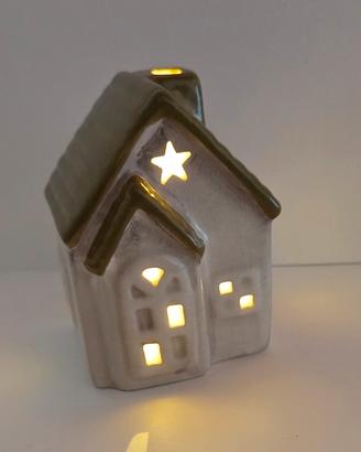 Decorazione LED a forma di casetta 