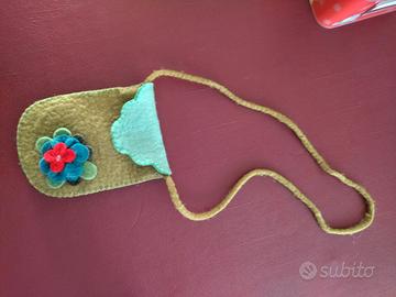 Borsa tracolla pannolenci