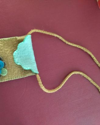 Borsa tracolla pannolenci