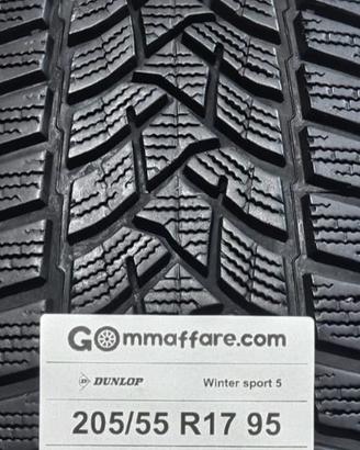 1 Pneumatico 205/55 R17 Dunlop Winter Sport 5