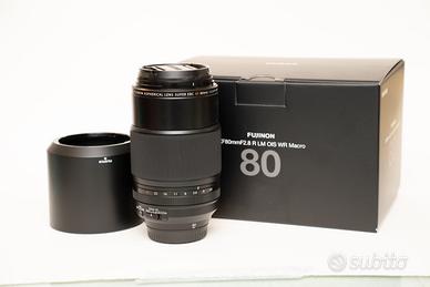 Fujifilm obiettivo macro XF 80mm f/2.8 R LM OIS WR