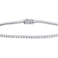 BRACCIALE TENNIS ORO BIANCO 18kt. CON DIAMANTI