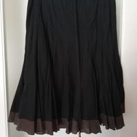 Gonna estiva cotone seventy tg. 44 nera