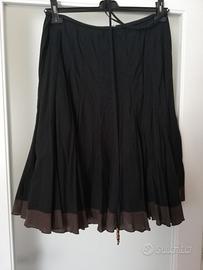Gonna estiva cotone seventy tg. 44 nera