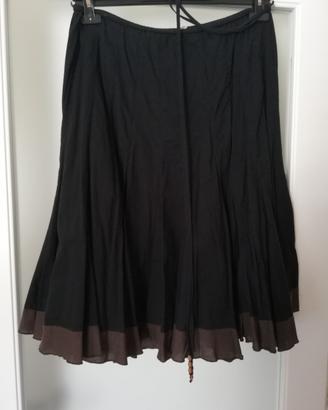 Gonna estiva cotone seventy tg. 44 nera