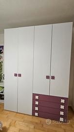 armadio letto comodino