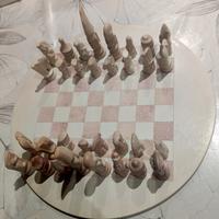 scacchiera in pietra saponaria 