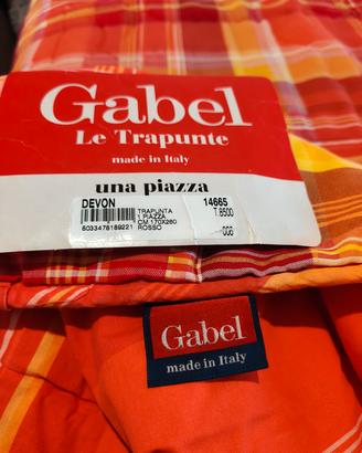 Trapunta Made in Italy Gabel  ad una piazza  cm 17