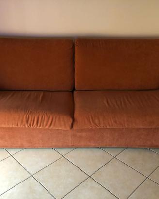 Divano 3 posti sfoderabile in legno massiccio