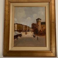 N.3 Dipinti ad olio di Maneglia Edmondo Torino