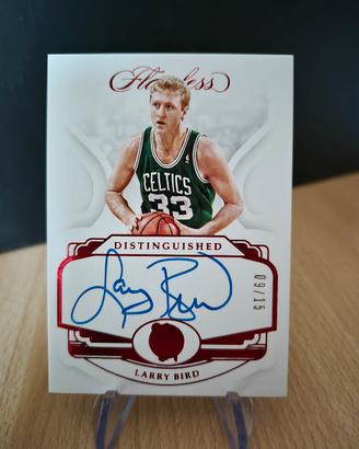 Panini flawless 18/19 Larry Bird auto/15 Boston Ce