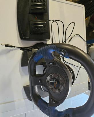 volante e pedaliera per ps2 power mega race 10