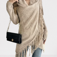 Cardigan Irregolare da Donna Moderno Comodo