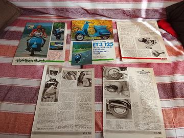 Vespa 125 ET3 , prova , da Motociclismo 9/1976