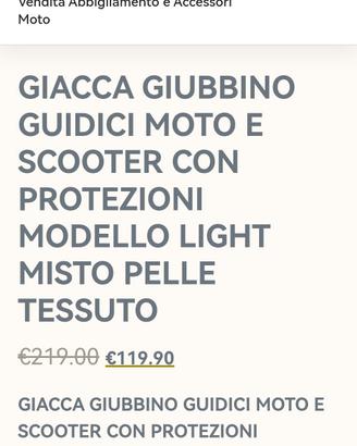 giacca moto donna giudici
