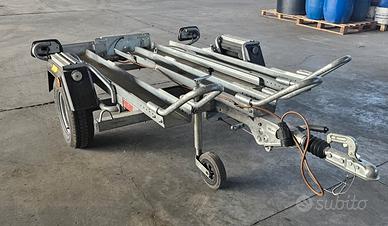 Rimorchio Portamoto Ellebi 3 posti