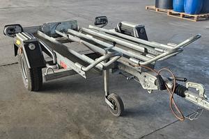 Rimorchio Portamoto Ellebi 3 posti