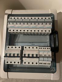 Quadro elettrico con magnetotermici