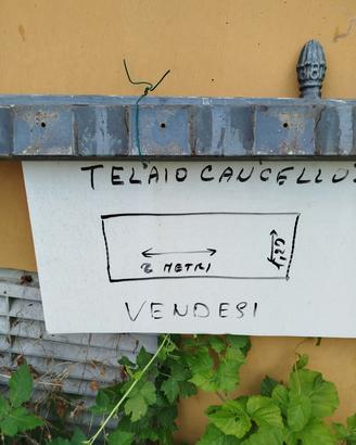telaio cancello zincato