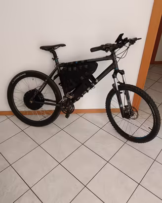 Mountainbike Eletrica, kit motore e batteria 90Kmh
