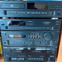 Stereo Sony con amplificatori