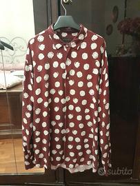 Camicia rossa a pois Zara Uomo