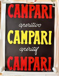 Manifesto Campari originale Pubblicitario -Vintage