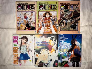 Manga vari – One Piece, Cowboy Bebop, J-POP da 2€