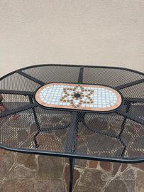 Tavolo  da giardino in ferro