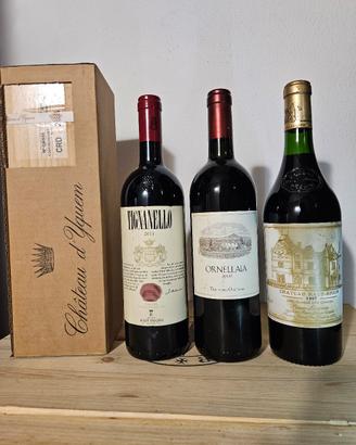 lotto vino pregiato 