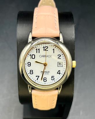 Orologio Carriage by Timex Indiglo WR 30M Rosa
