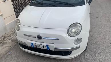 fiat 500 bianca a benzina