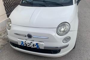 fiat 500 bianca a benzina
