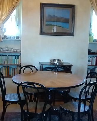 Tavolo Antico e sedie veneziane