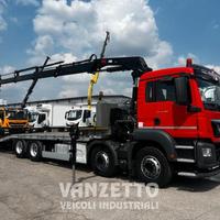 Man tgs 35.360 €6 pianale 4 assi/ carrellone con g