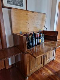 Credenza  in fine 800 in noce