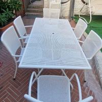 SET TAVOLO + SEDIE DA GIARDINO EMU