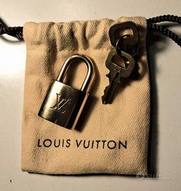Lucchetto Louis Vuitton ottone nuovo con chiavi