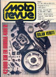 Rivista francese MOTO REVUE numero 2580 del 1982
