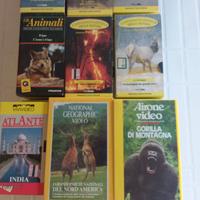 36 VHS su natura e altro