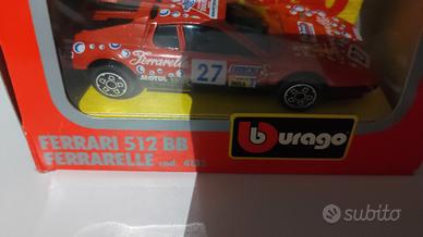 Bburago Ferrari 512 BB Ferrarelle NUOVO SALDI 3x2 