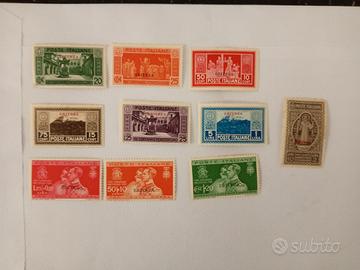 francobolli ITALIAREGNO Nuovi Colonie Eritrea 