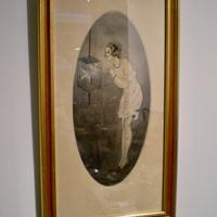 Gabbietta- Litografia art deco