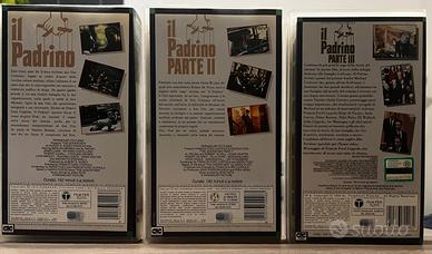 SET Trilogia IL PADRINO VHS HiFi.