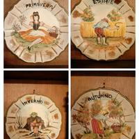 Piatti Bassano ornamentali decorati a mano 